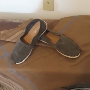 Olive green espadrilles